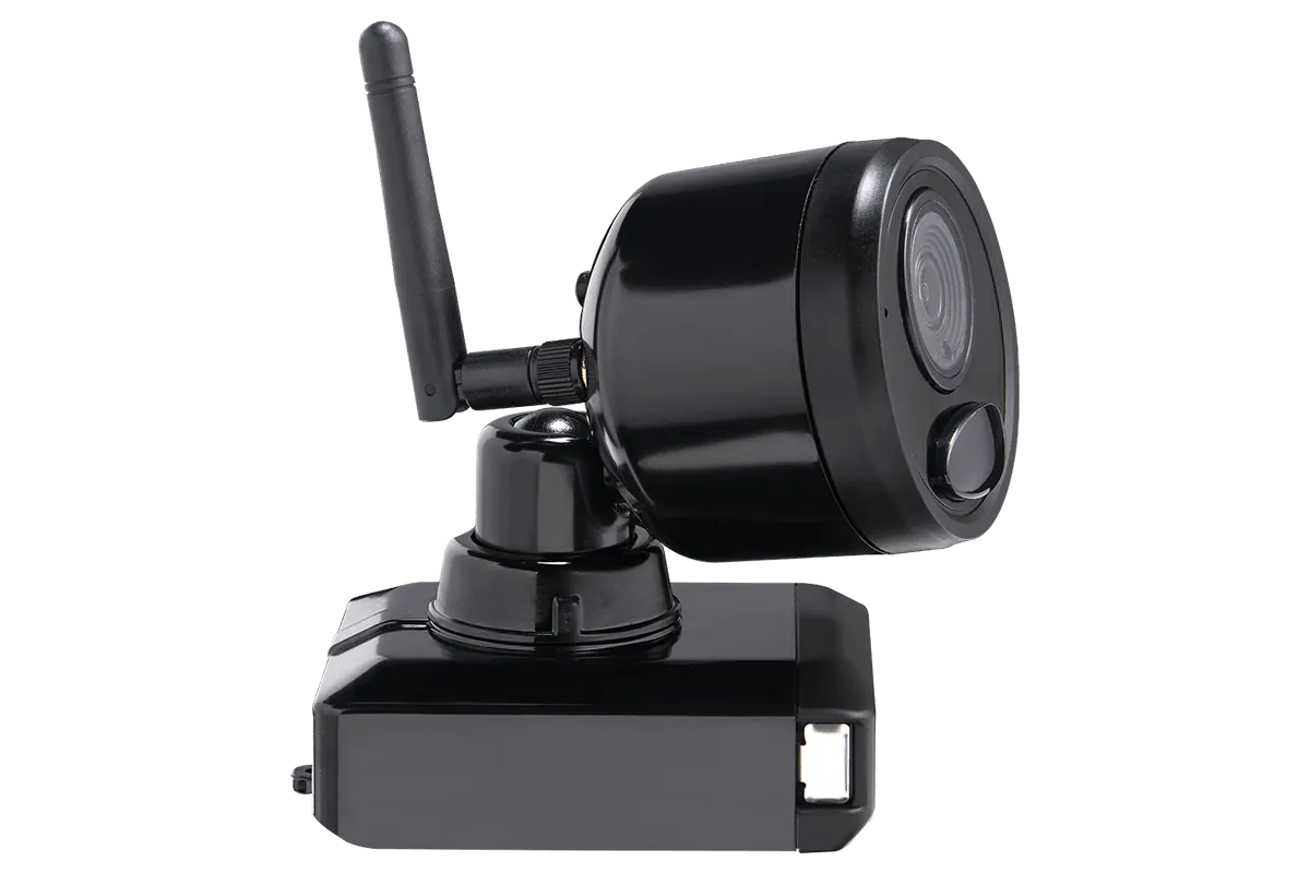 1080p Outdoor Wireless Camera System, 4 Rechargeable Wire Free Battery Powered Black Cameras, 75ft Night Vision, 1TB Hard drive, No Monthly Fees