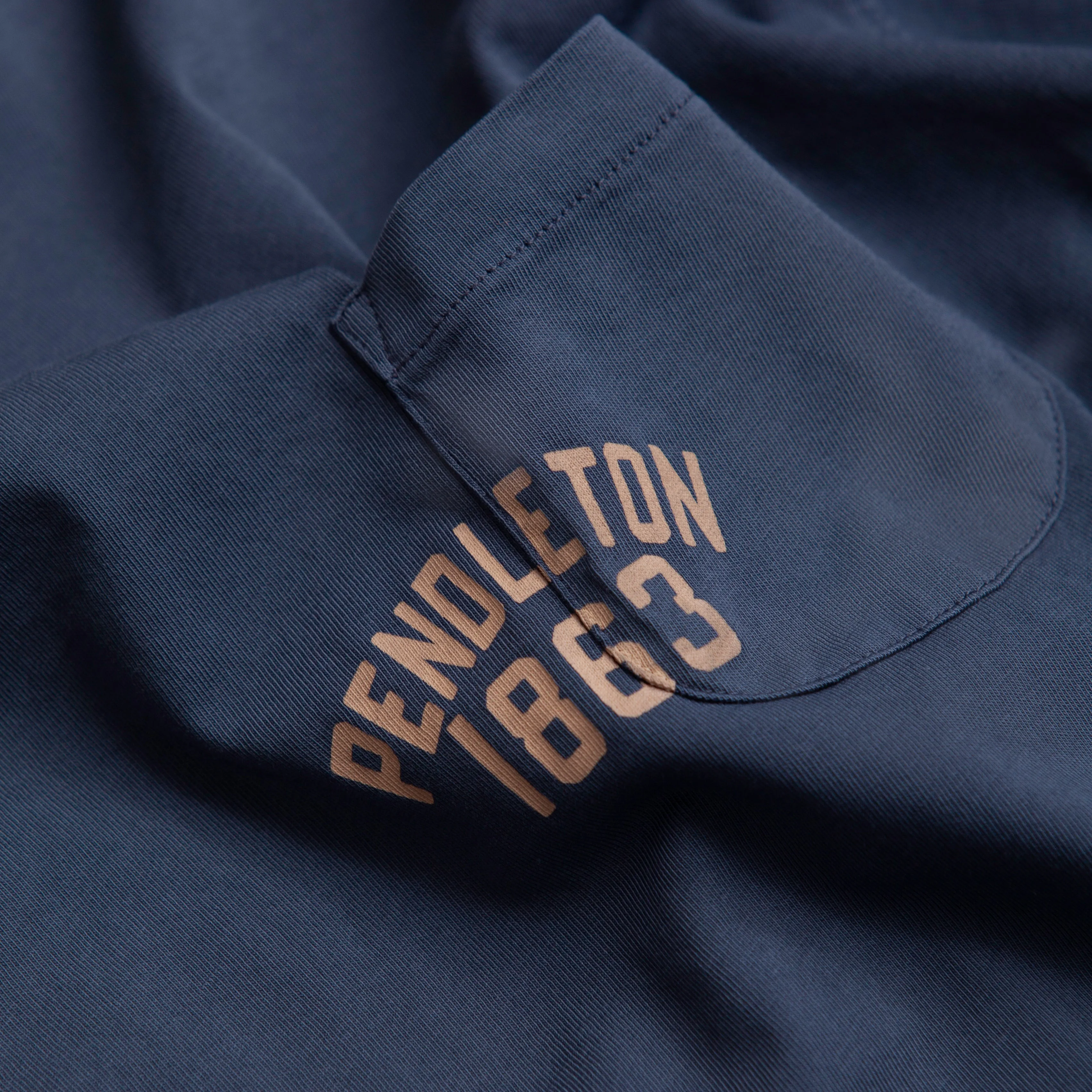 1863 POCKET TEE - NAVY