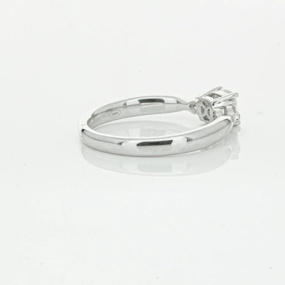 18ct White Gold .50ct Cushion Cut Diamond Ayla Ring