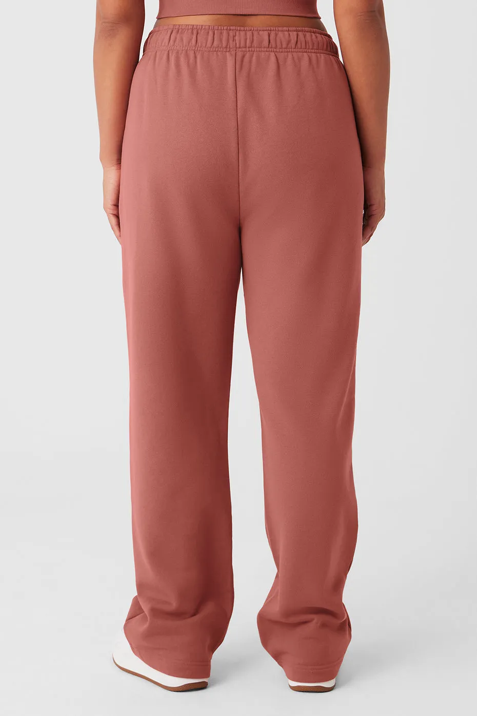 Accolade Straight Leg Sweatpant - Soft Terracotta