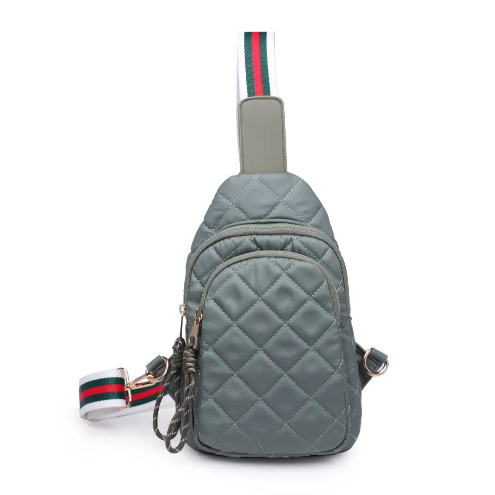 Ace - Quilted Nylon Sling Backpack