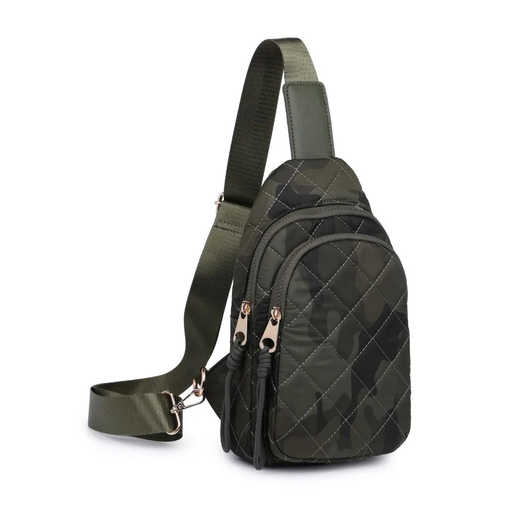 Ace - Quilted Nylon Sling Backpack