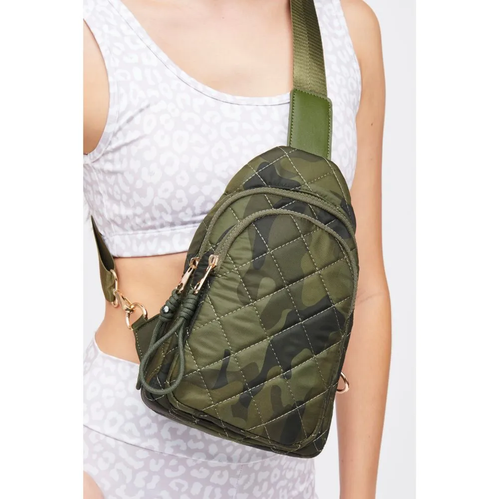 Ace - Quilted Nylon Sling Backpack