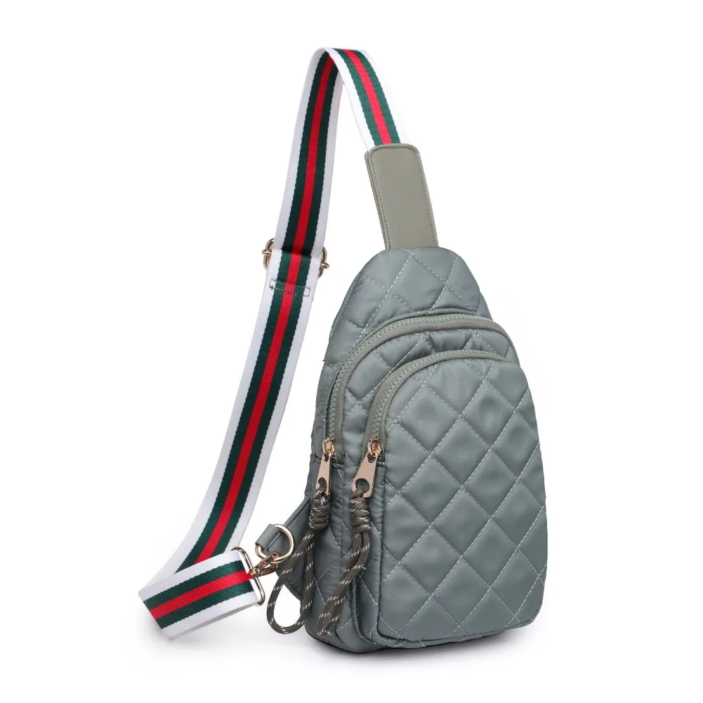 Ace - Quilted Nylon Sling Backpack