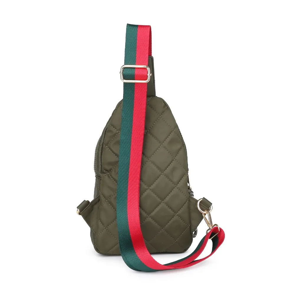 Ace - Quilted Nylon Sling Backpack