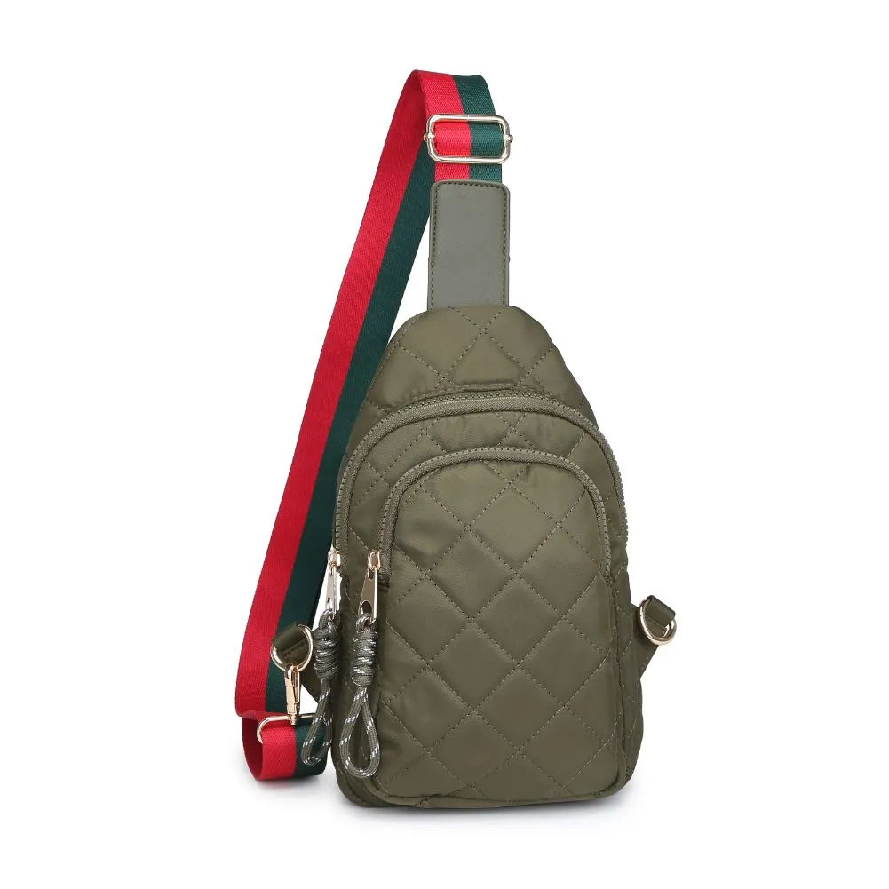 Ace - Quilted Nylon Sling Backpack