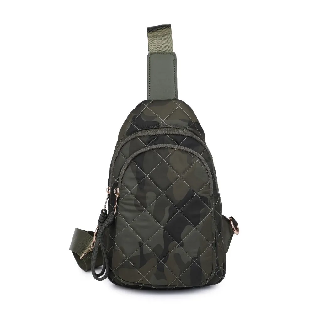 Ace - Quilted Nylon Sling Backpack