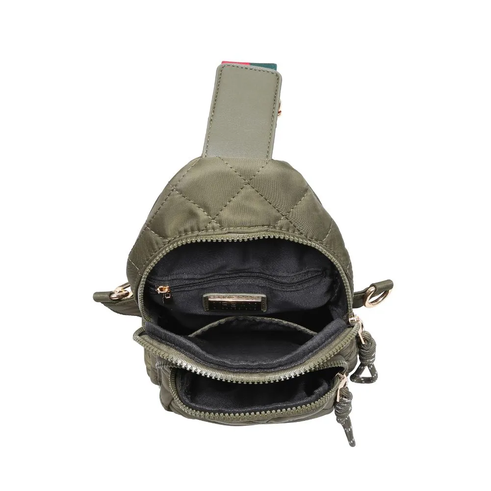 Ace - Quilted Nylon Sling Backpack