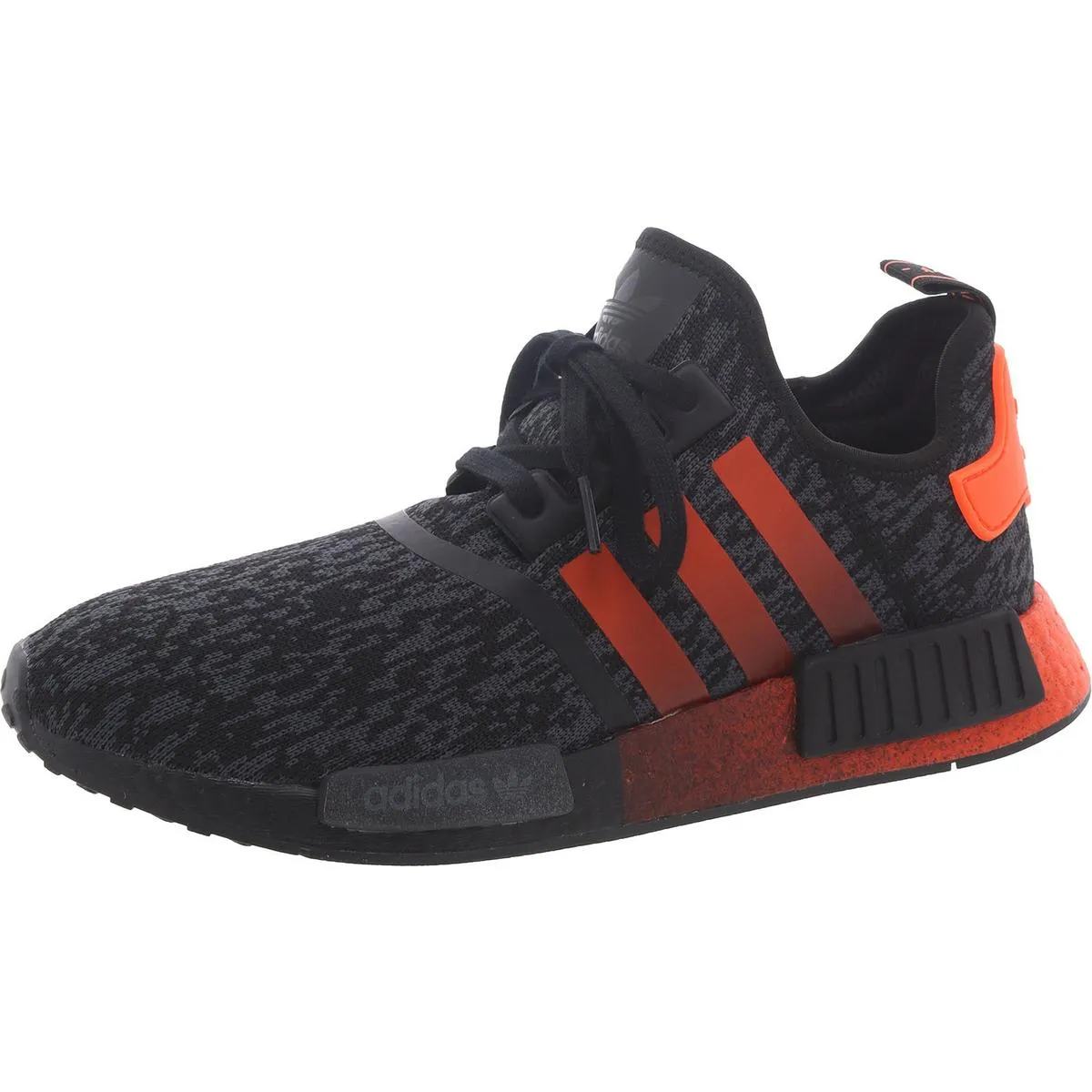 Adidas Mens NMD R1 Mesh Logo Sneakers