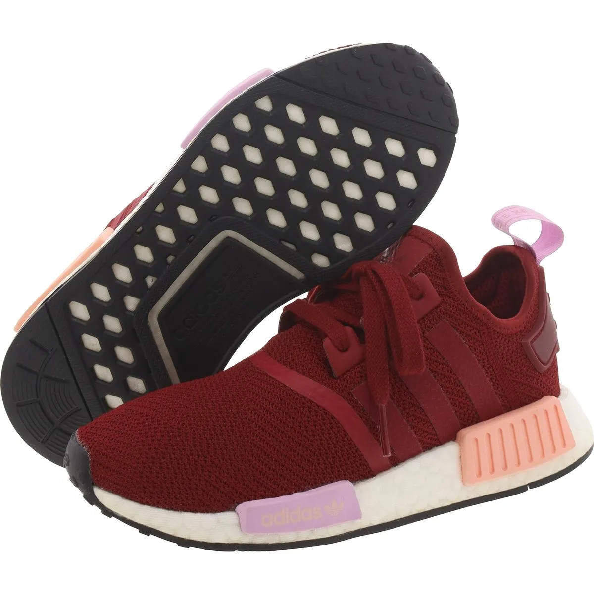 Adidas Mens NMD R1 Mesh Logo Sneakers