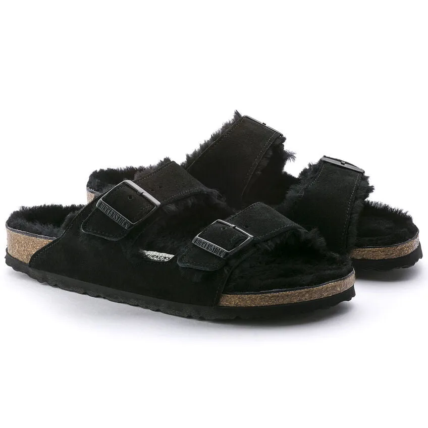 Arizona Black Suede/Shearling