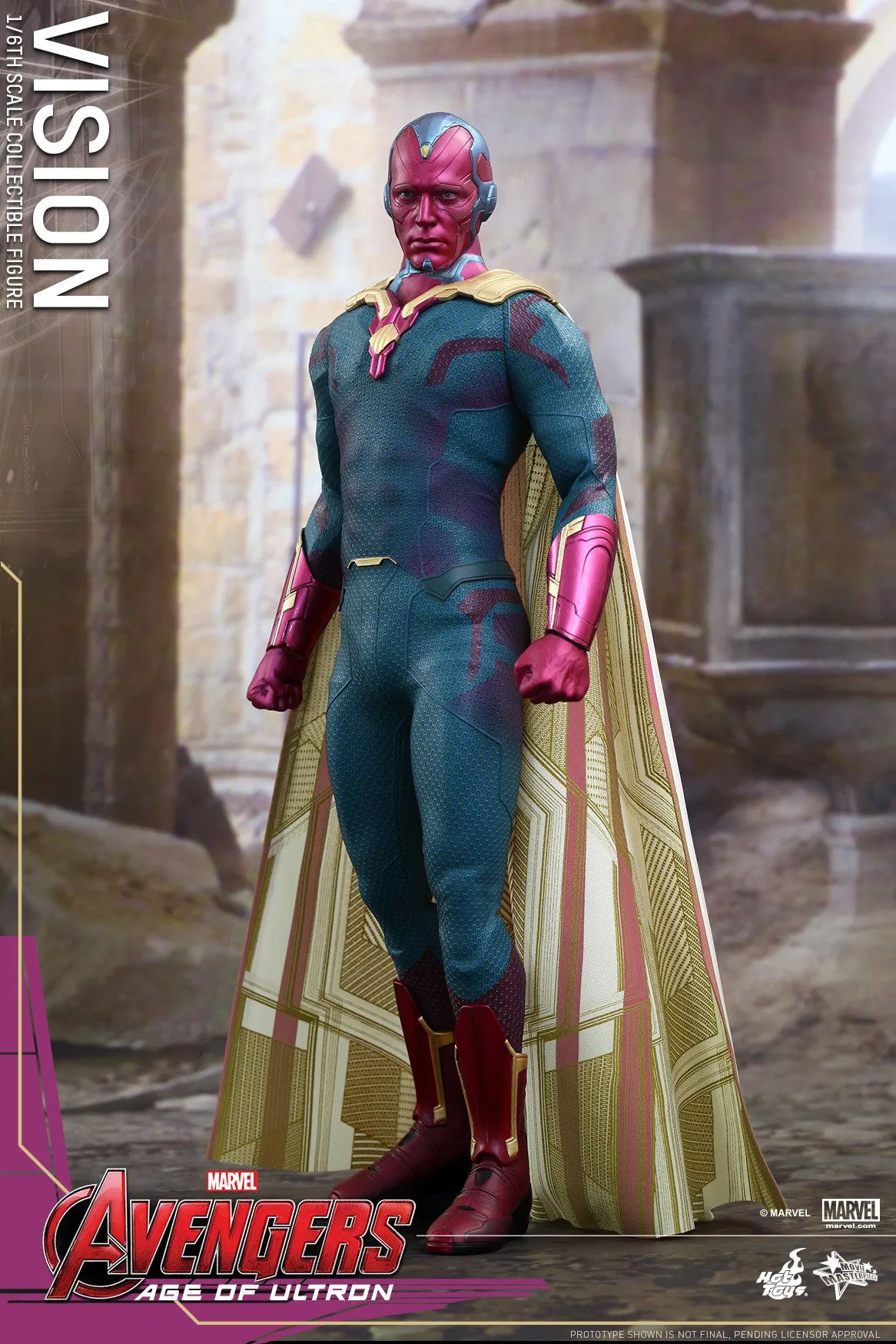 AVENGERS: AGE OF ULTRON Vision 1:6 Scale Movie Masterpiece Figure