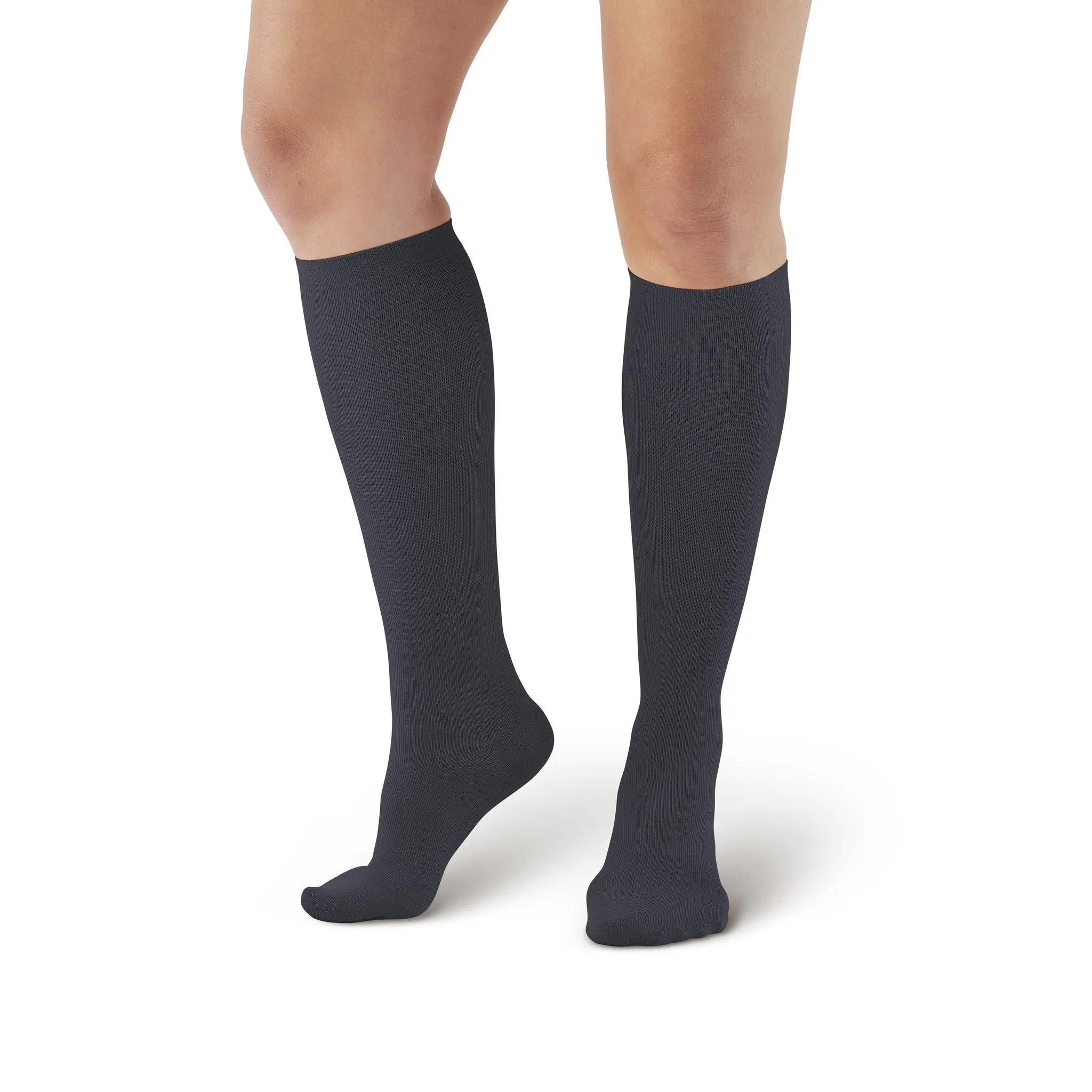 AW 136 Women's Microfiber Knee High Trouser Socks 20-30 mmHg