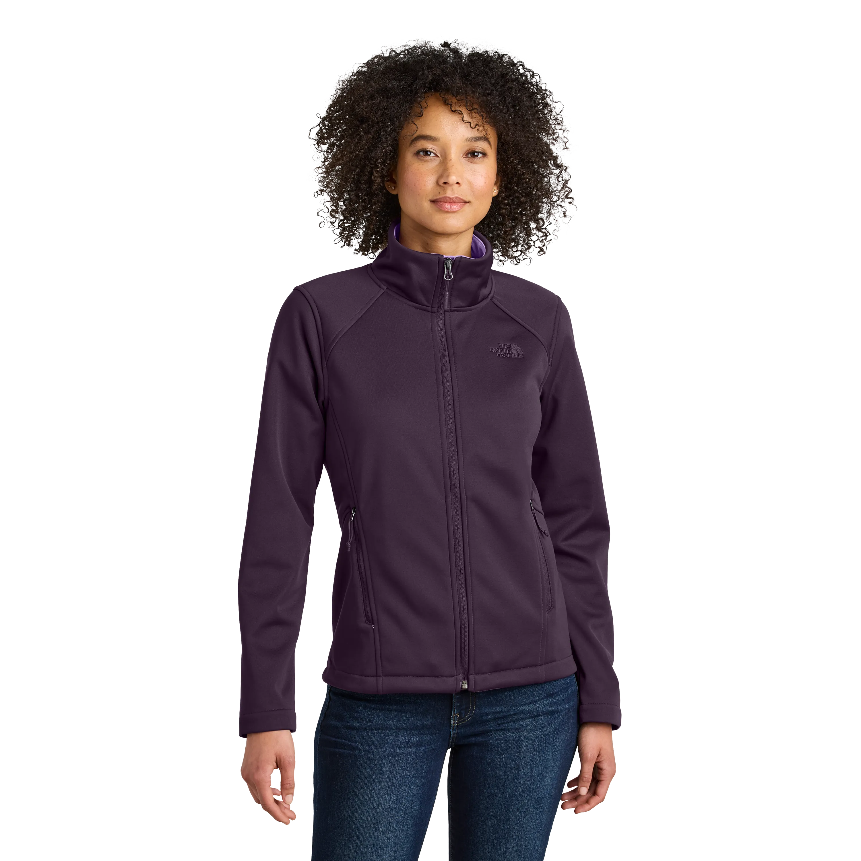 B2505W  Ladies Chest Logo Ridgewall Soft Shell Jacket