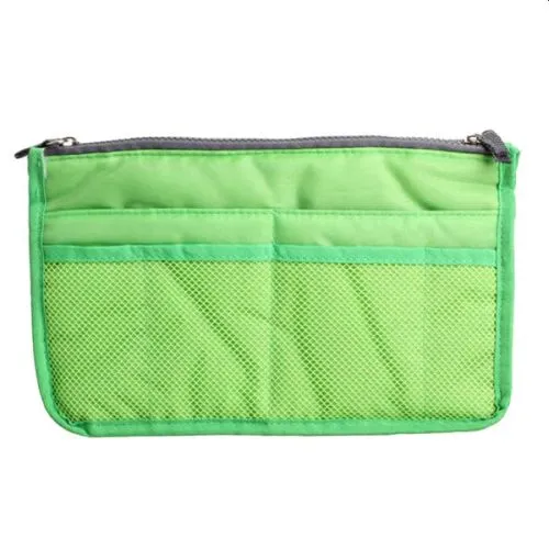 Bag Organiser Insert with 13 Pockets and Zippers