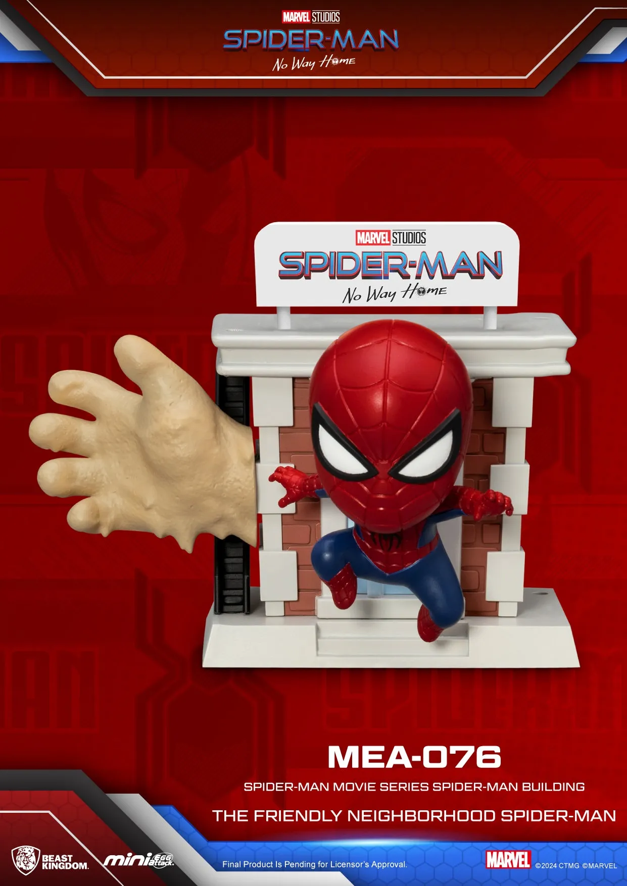 Beast Kingdom MEA-076 Spider-man building series Blind box set (6PCS)