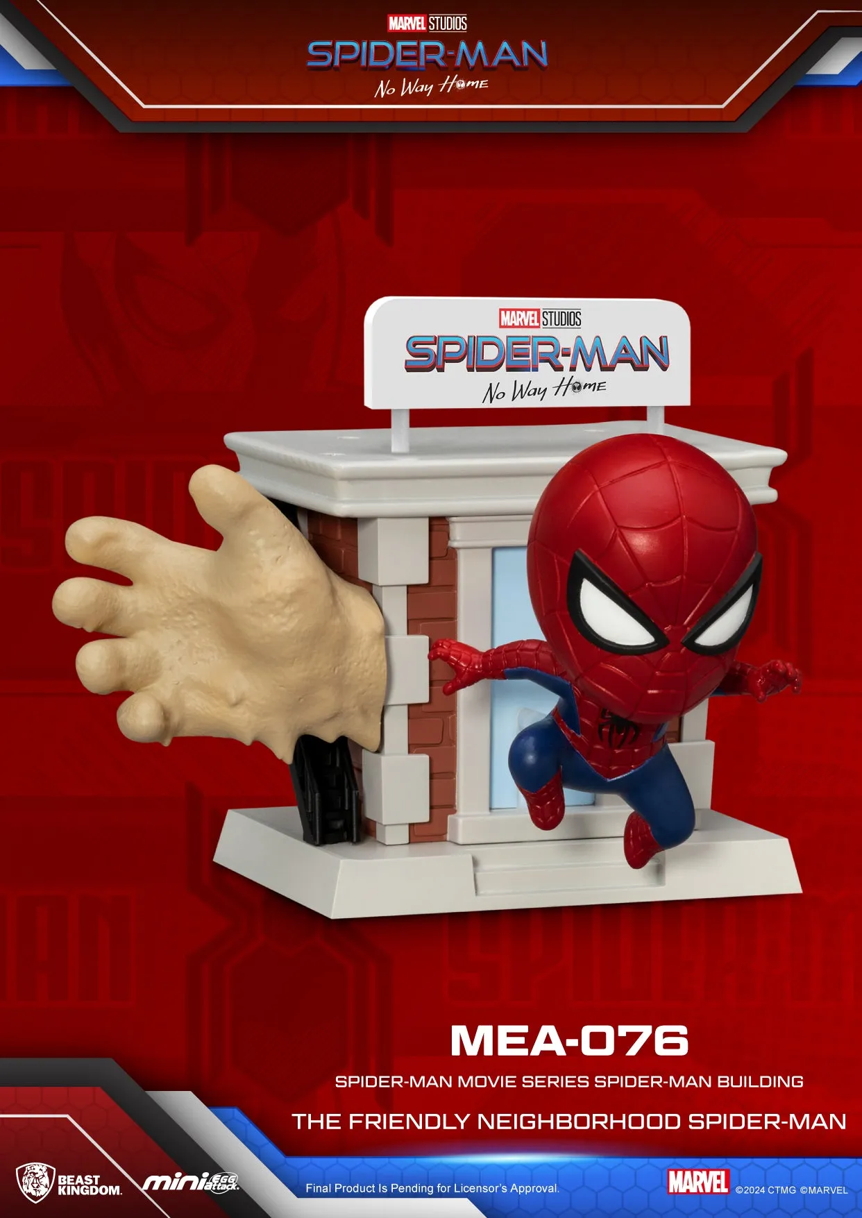 Beast Kingdom MEA-076 Spider-man building series Blind box set (6PCS)