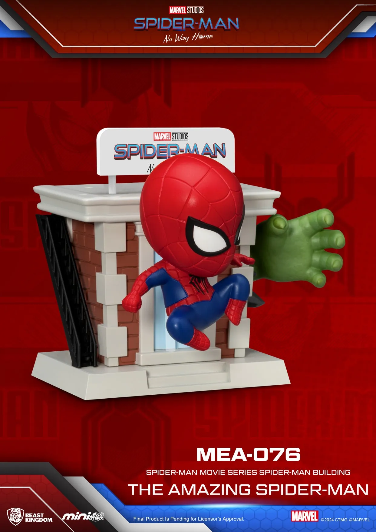 Beast Kingdom MEA-076 Spider-man building series Blind box set (6PCS)