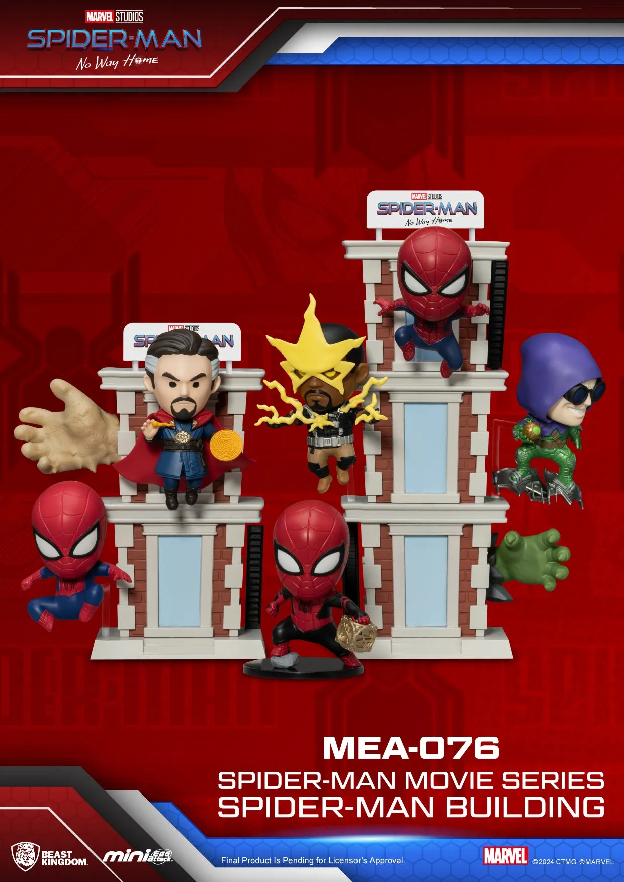 Beast Kingdom MEA-076 Spider-man building series Blind box set (6PCS)