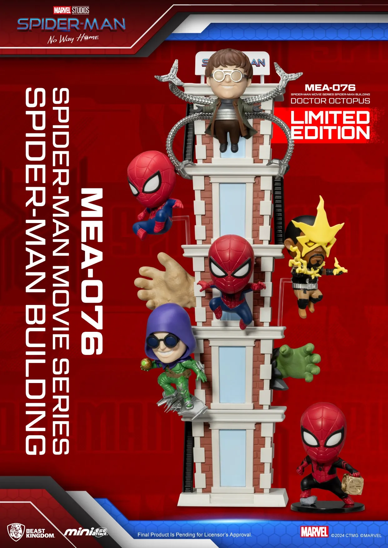 Beast Kingdom MEA-076 Spider-man building series Blind box set (6PCS)