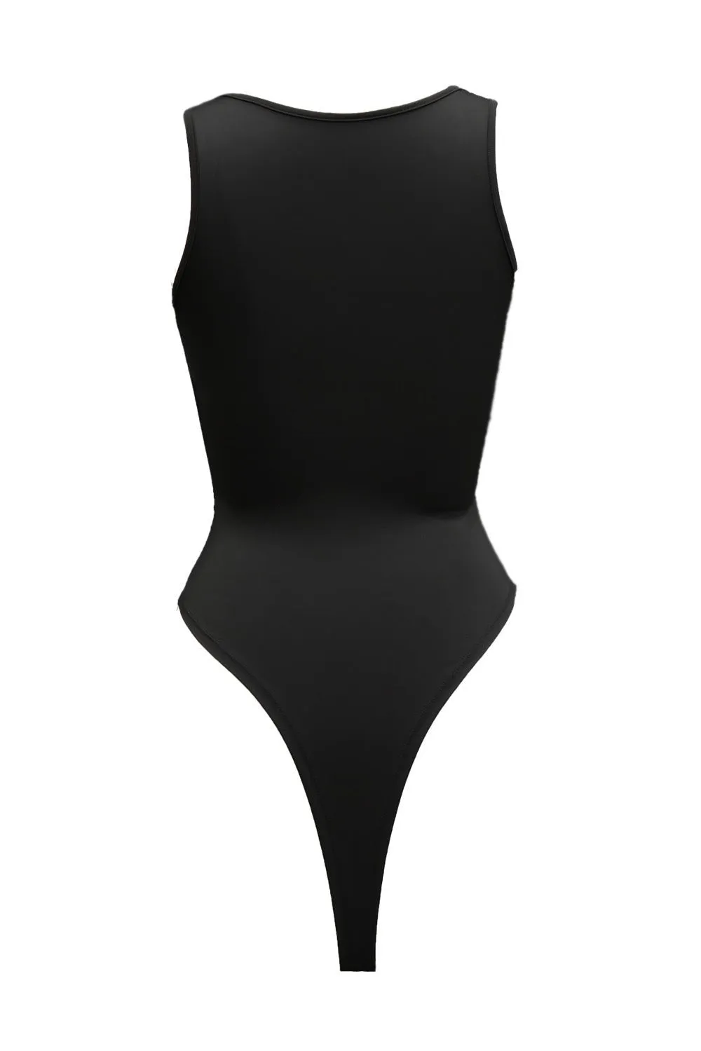 Black Nyx Zip Up Bodysuit