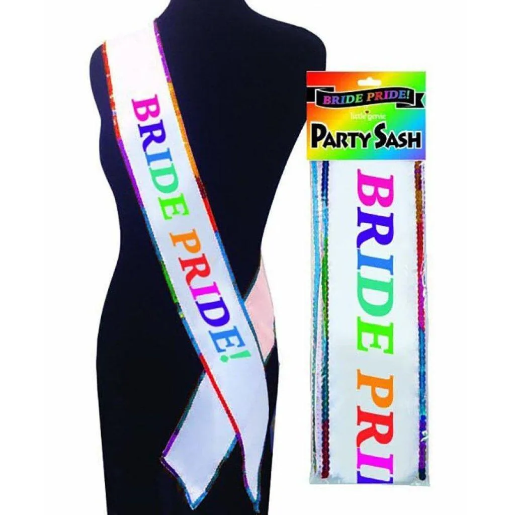 Bride Pride Party Sash - Hens Party Novelty