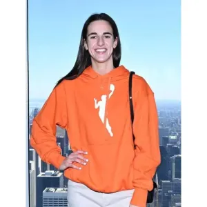 Caitlin Clark Orange Pullover Hoodie