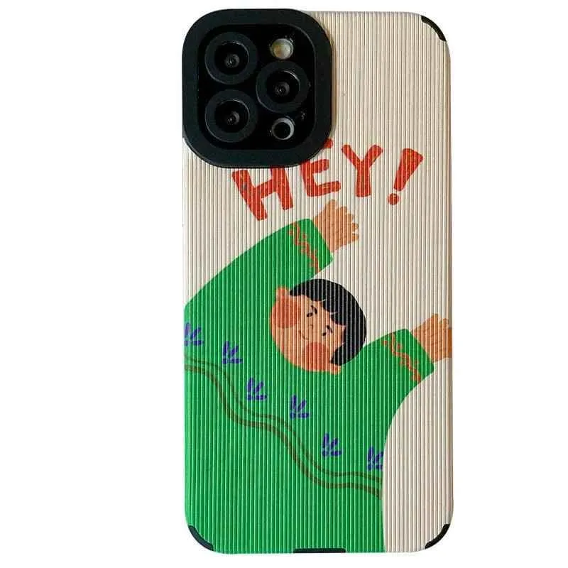 Cartoon Couple Cute Funny Phone Case for iPhone 1, 11, 12, 13, 14 Pro Max, Mini, XR, XS, 6, 7, 8 Plus, SE 2, 3 - Cover