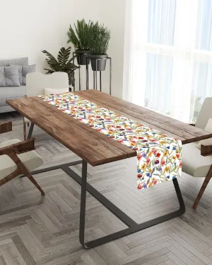 Classic Floral Print Table Runner