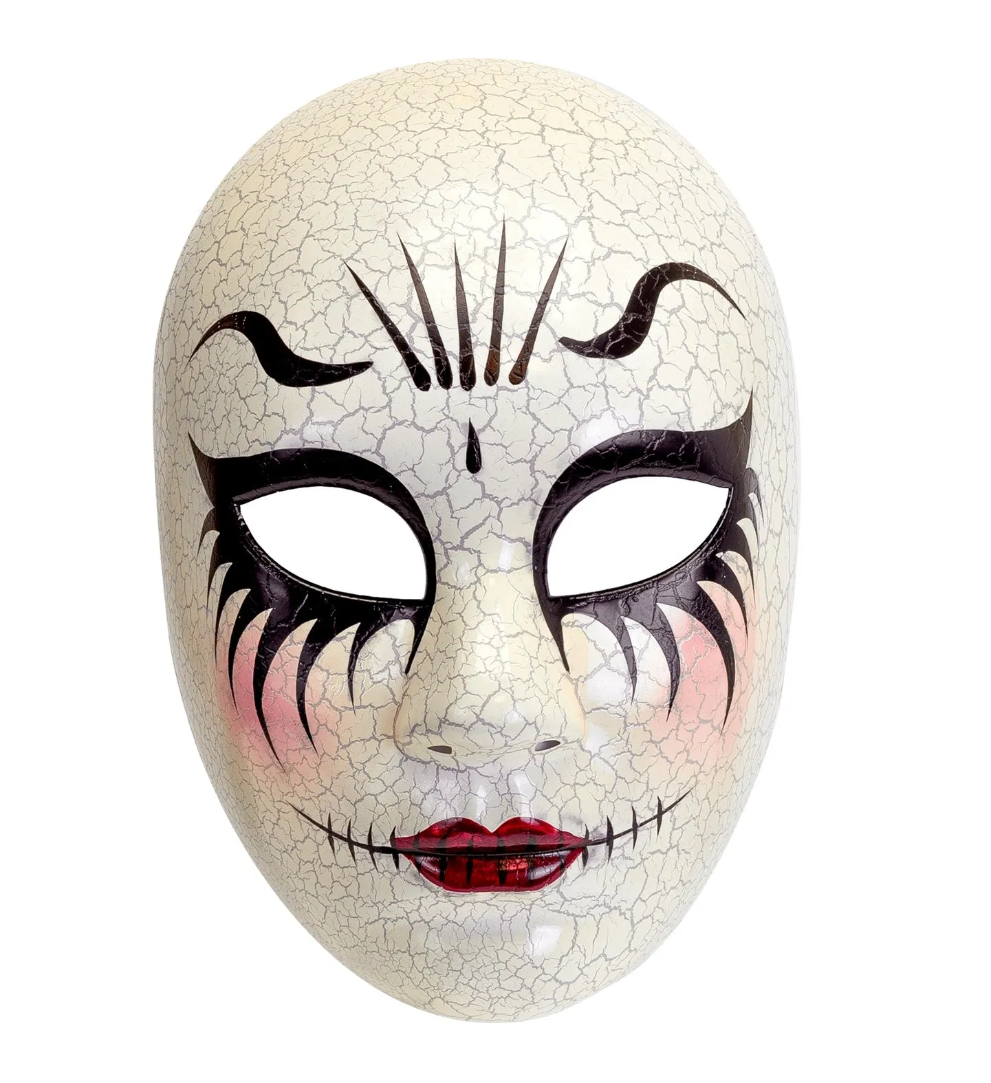 Commedia Dell'Arte Cracked Doll Mask