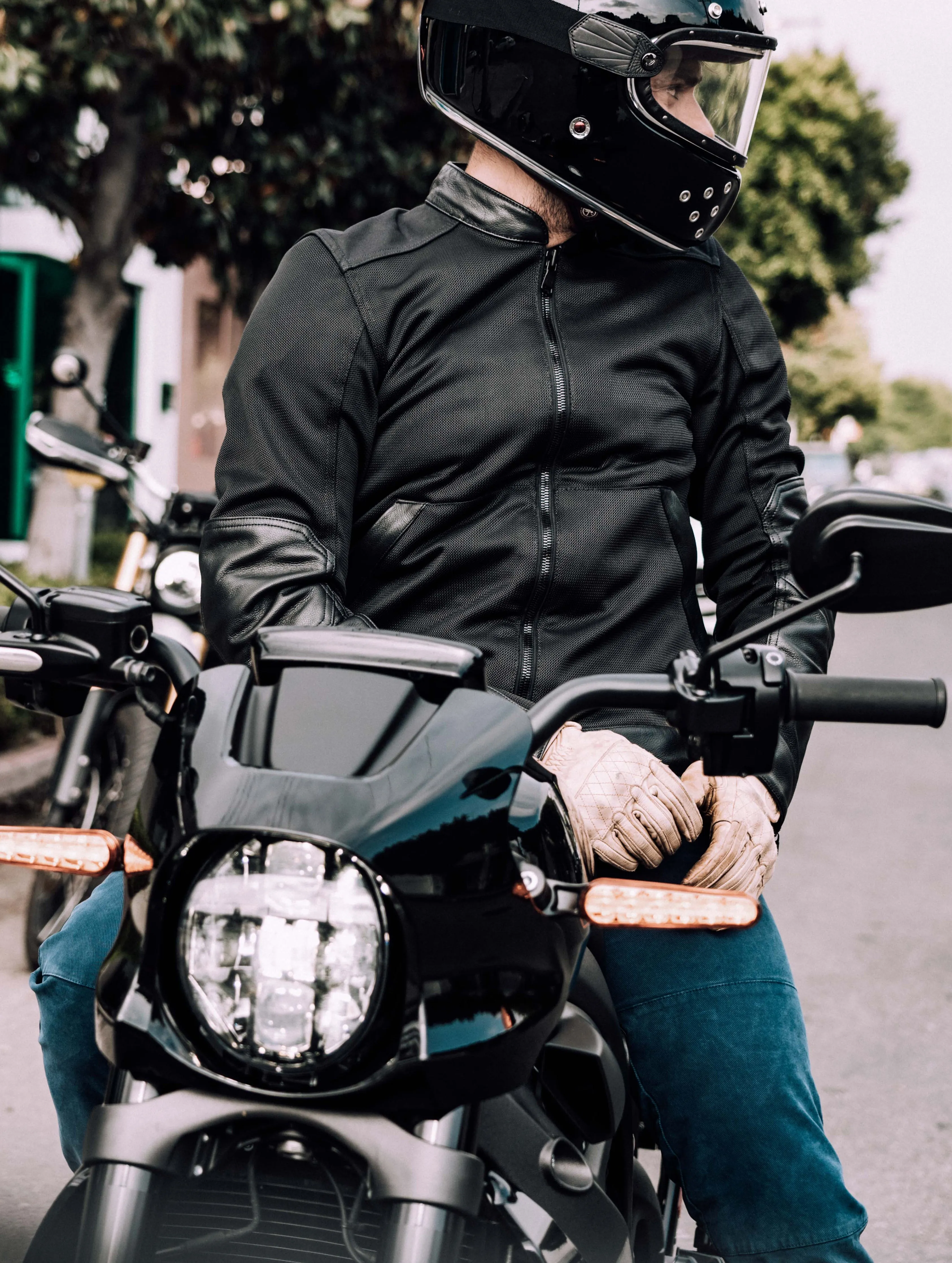 Draft Mesh Motorcycle Jacket - Jet Black