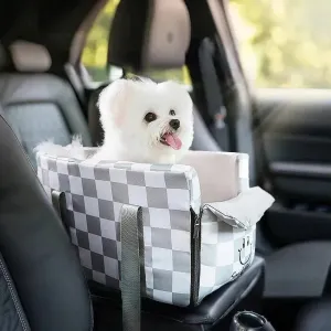 Durable Polyester Dog Car Seat for Travel