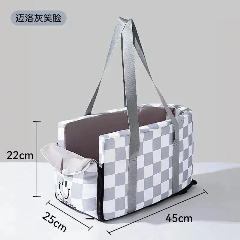 Durable Polyester Dog Car Seat for Travel