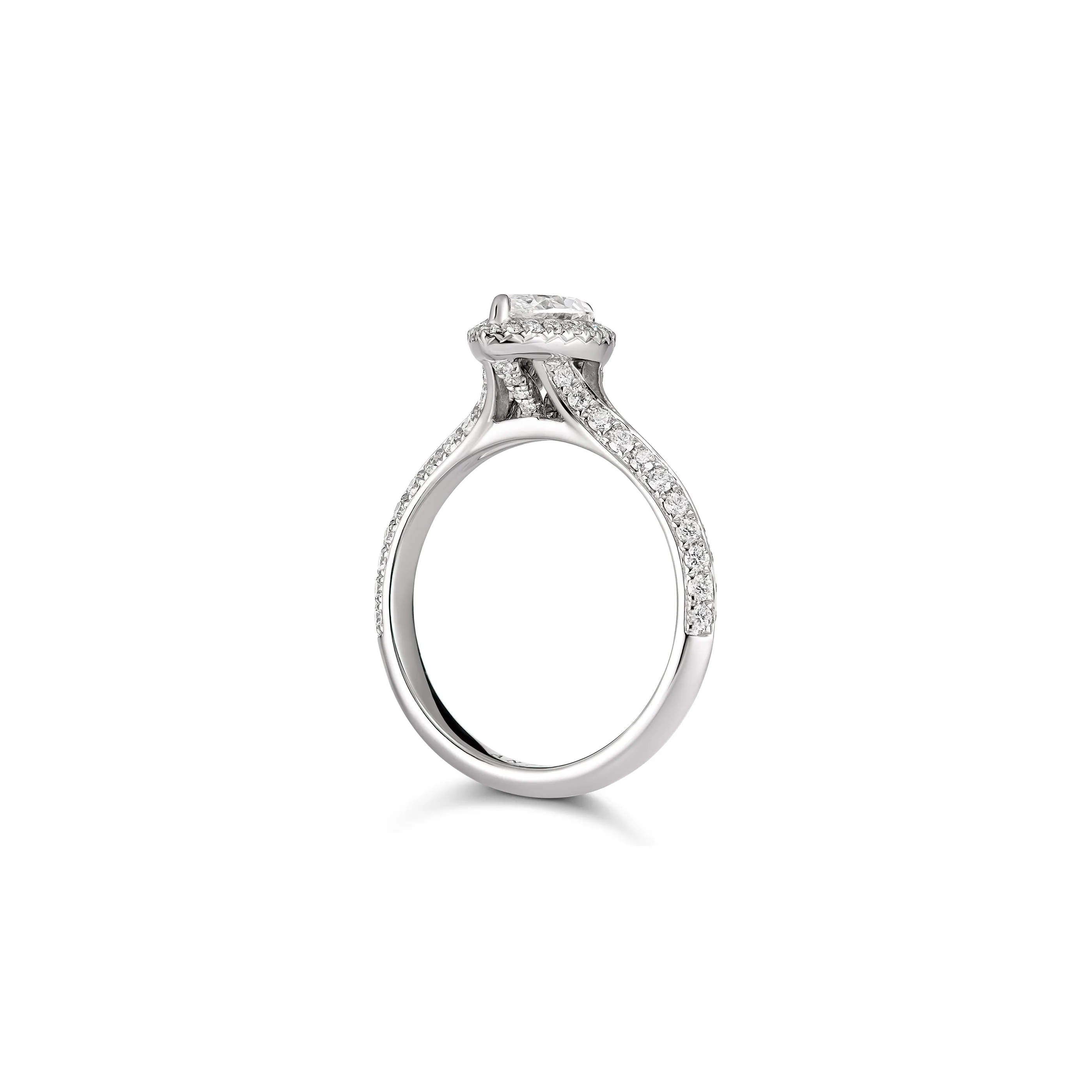 Endless Minelli May Marquise Cut Diamond Engagement Ring | 18K White Gold