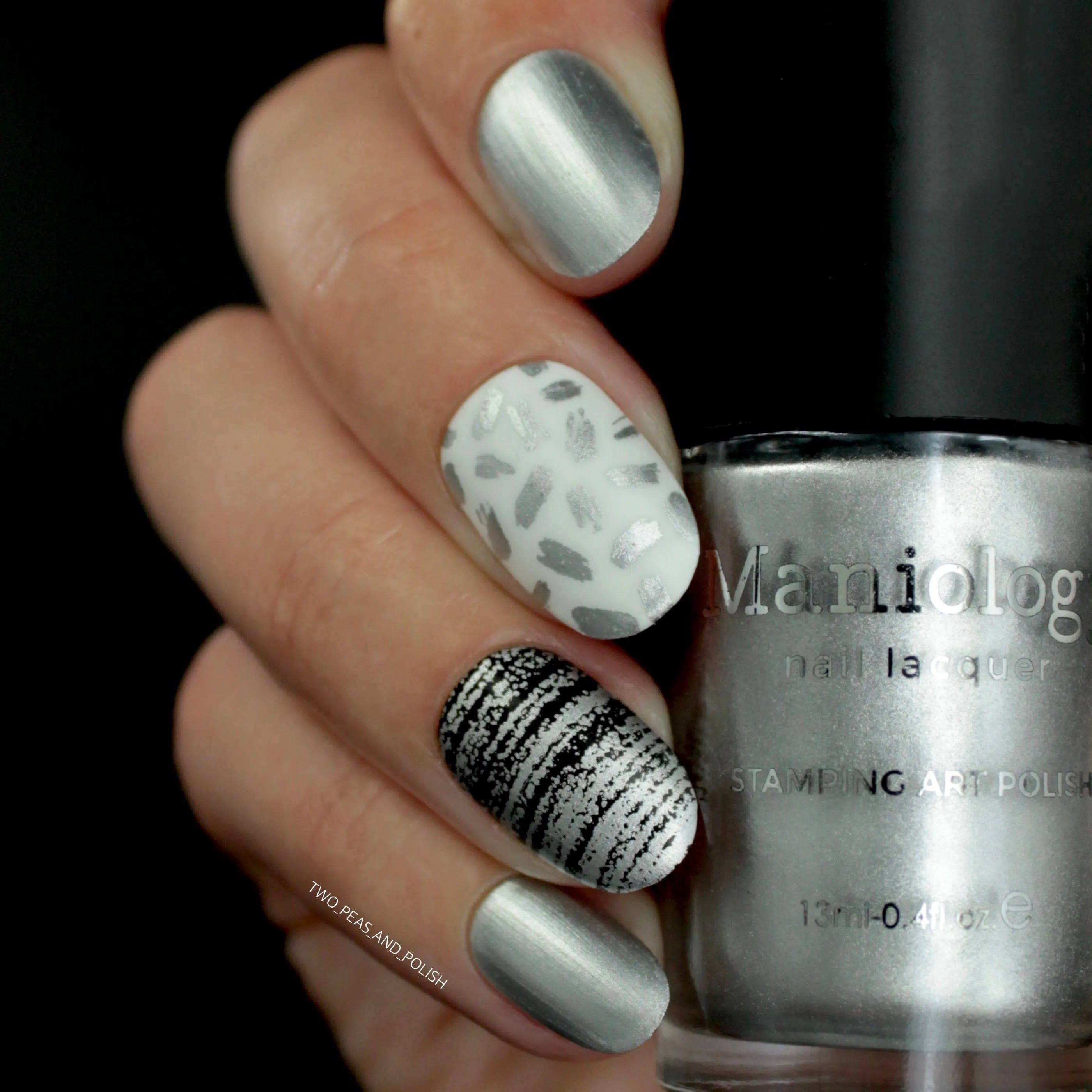 Essentials Primary Collection:  So Metal (B186) Metallic Silver Stamping Polish