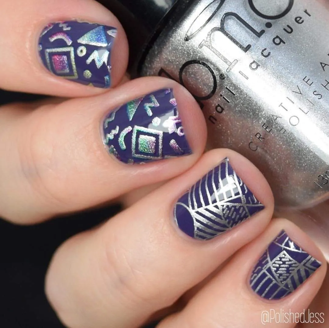 Essentials Primary Collection:  So Metal (B186) Metallic Silver Stamping Polish