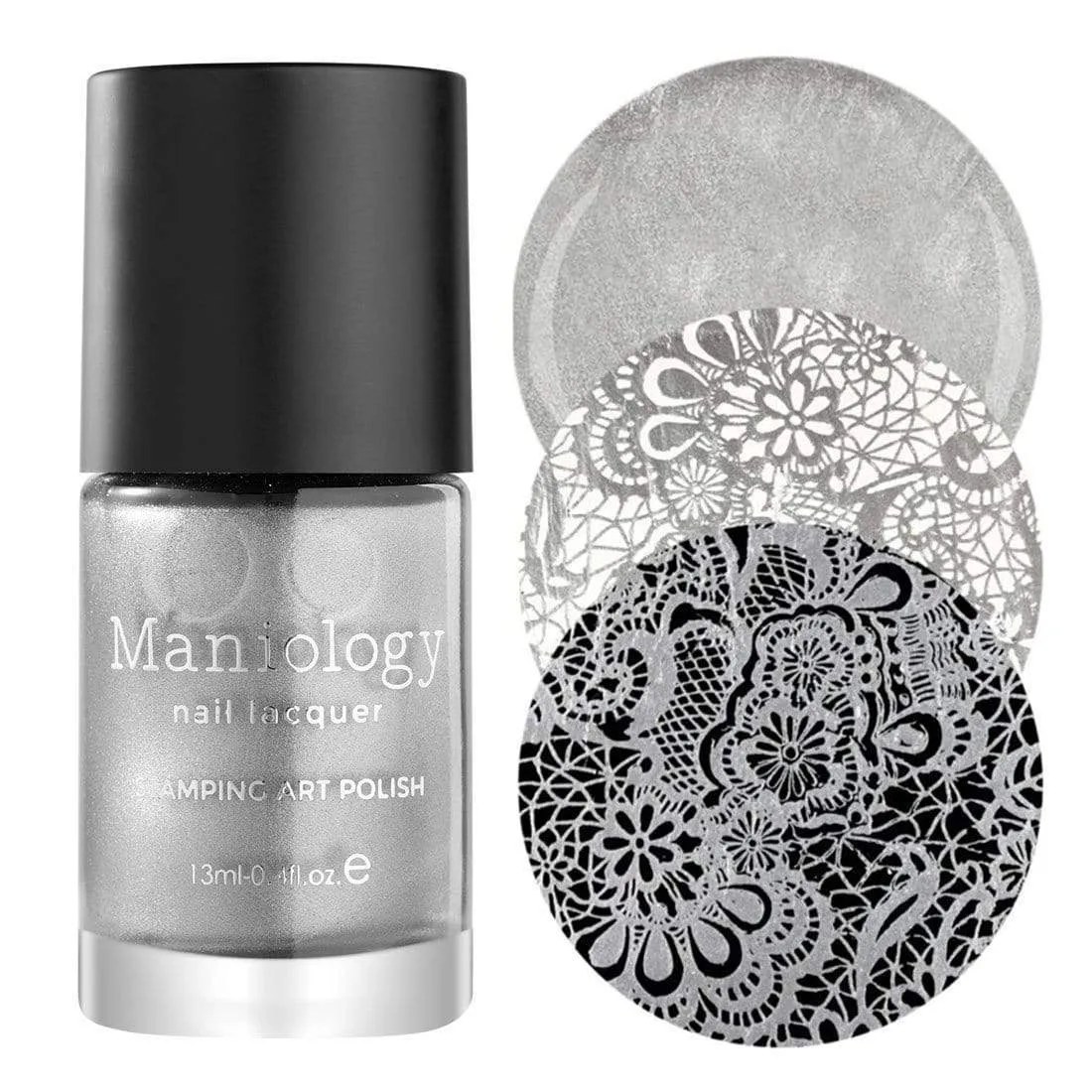 Essentials Primary Collection:  So Metal (B186) Metallic Silver Stamping Polish