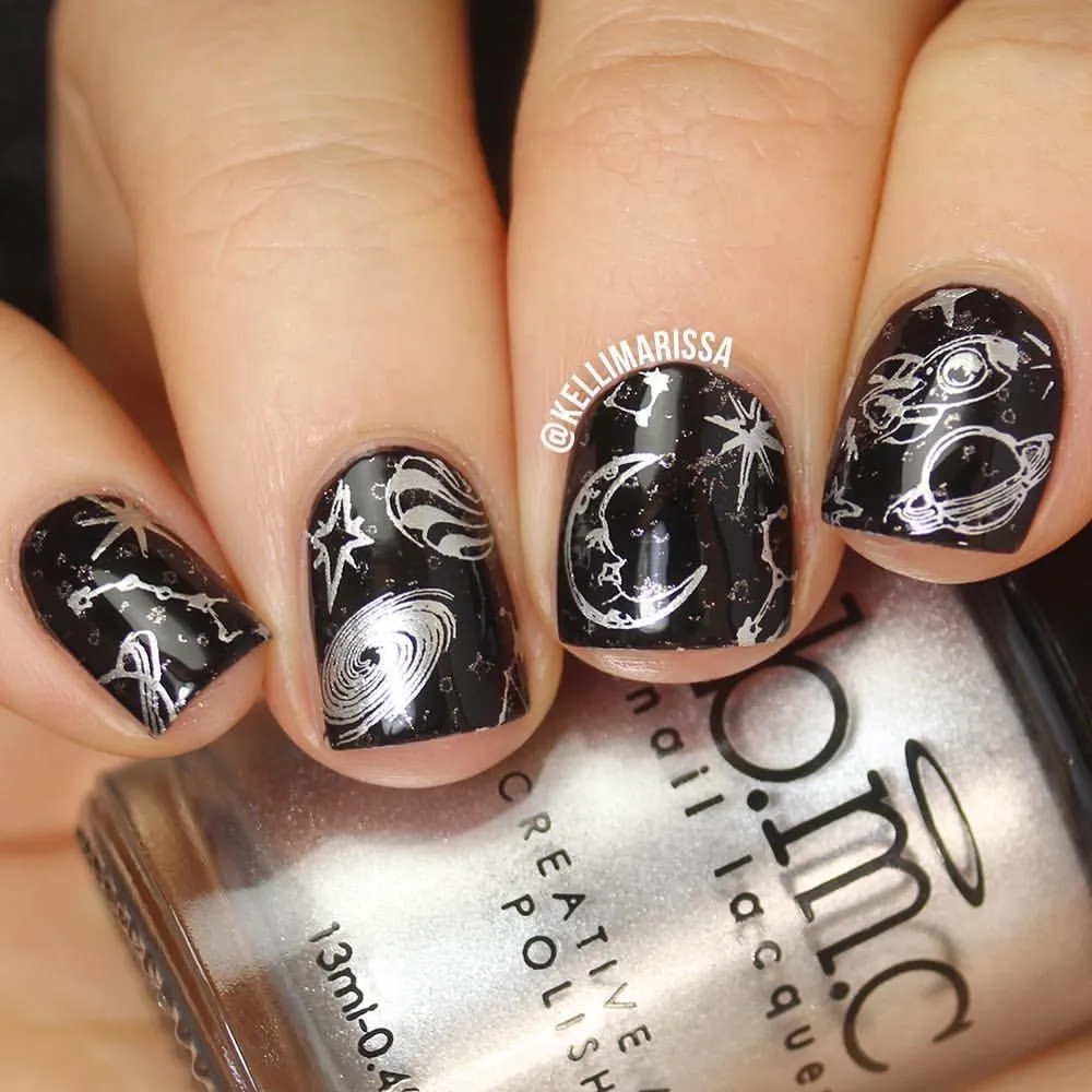 Essentials Primary Collection:  So Metal (B186) Metallic Silver Stamping Polish