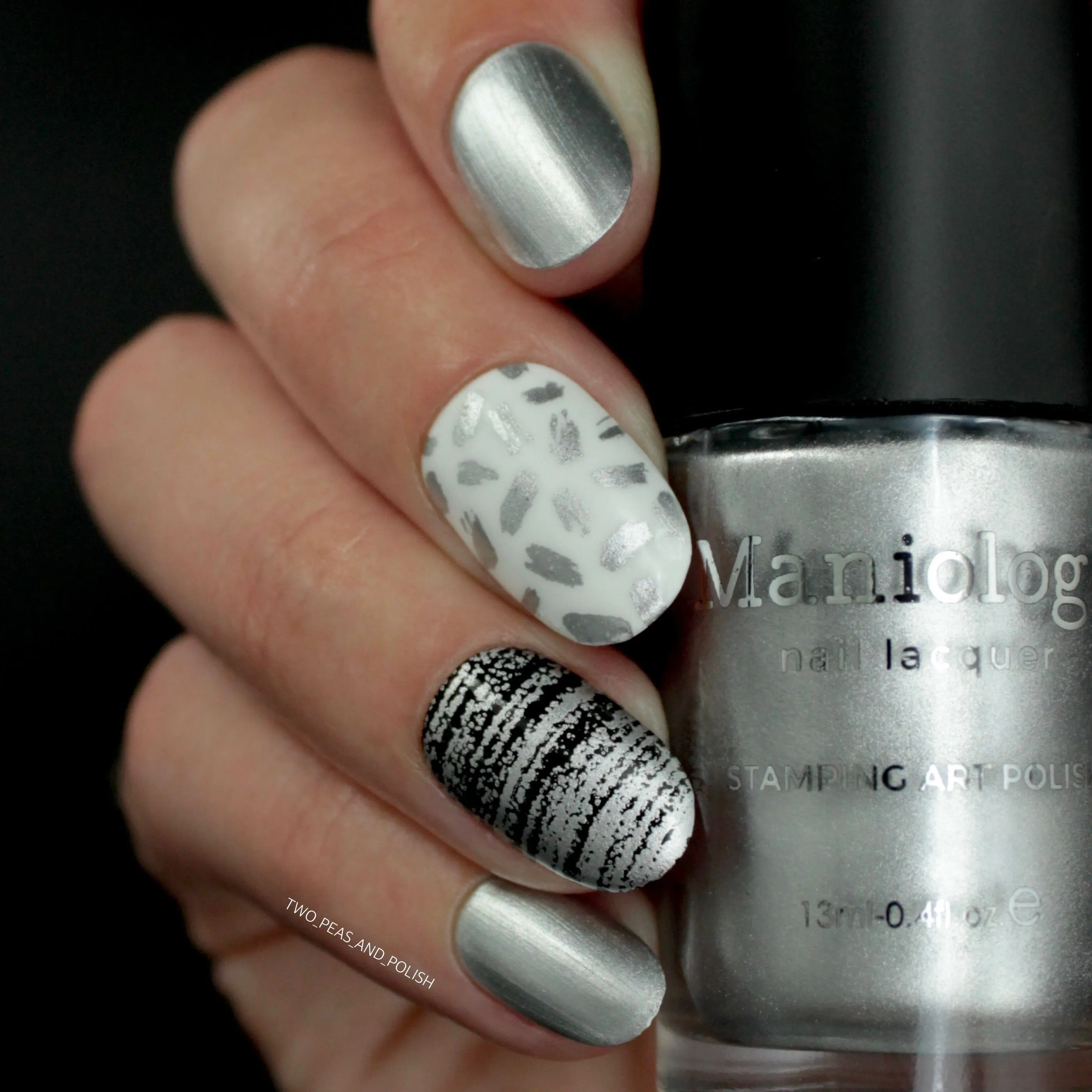 Essentials Primary Collection:  So Metal (B186) Metallic Silver Stamping Polish