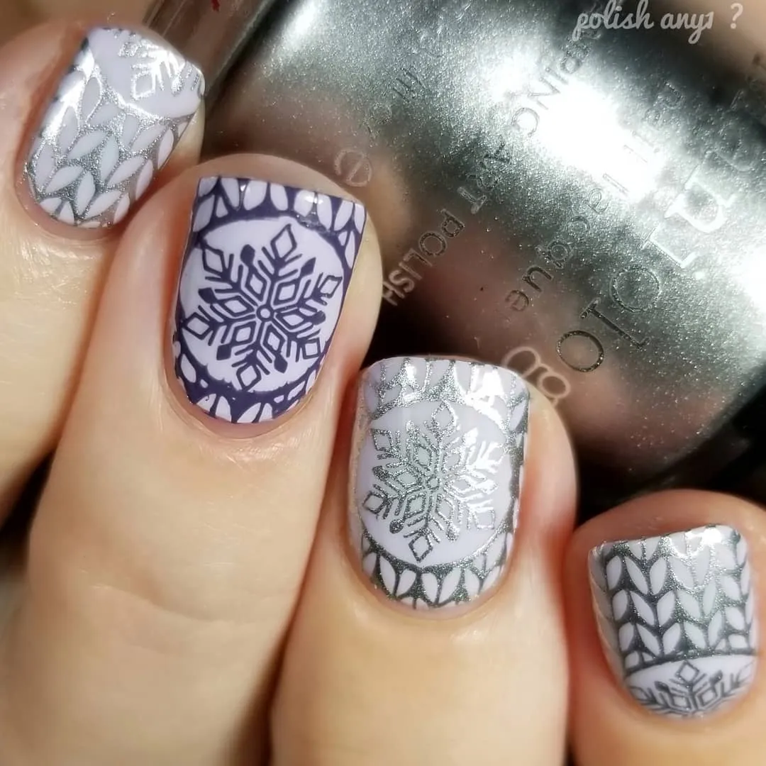 Essentials Primary Collection:  So Metal (B186) Metallic Silver Stamping Polish