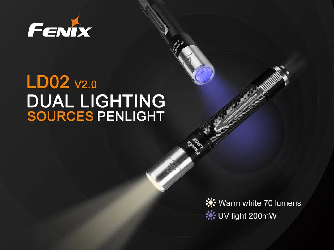 Fenix LD02 v2.0 EDC LED Pendant with UV Lighting