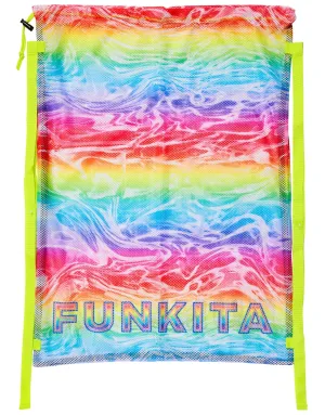 Funkita Mesh Gear Bag - Lake Acid