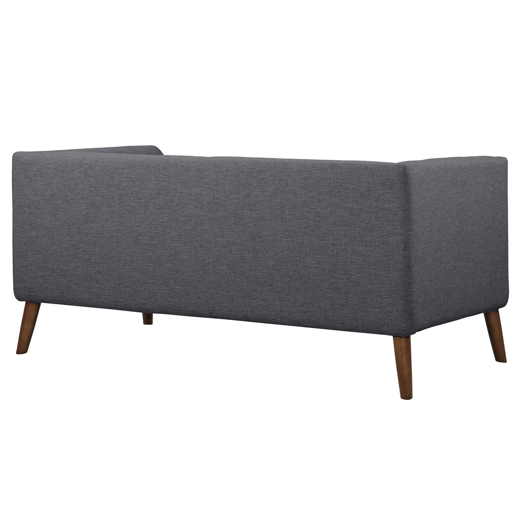 Hudson - Mid-Century Button - Tufted Loveseat