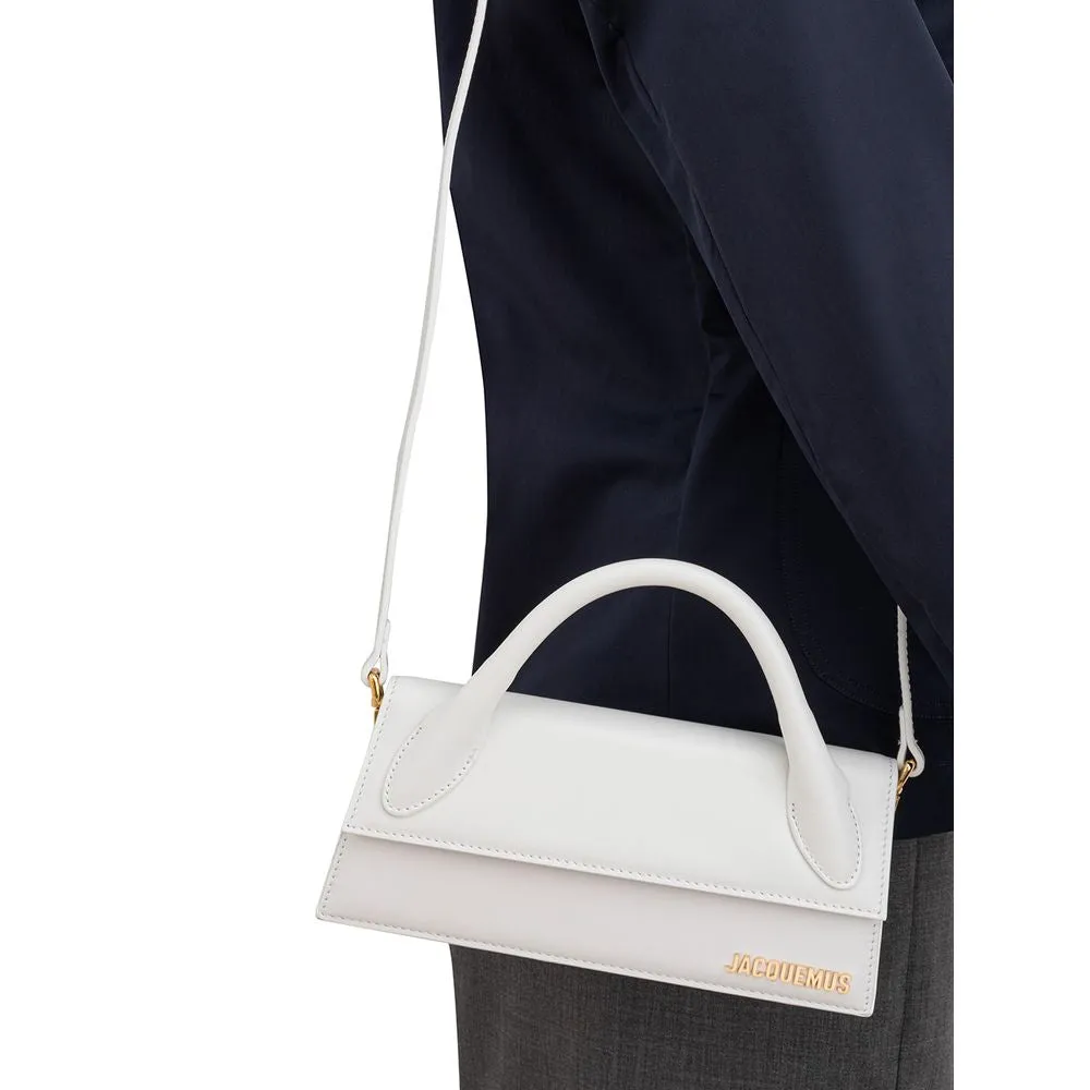 Jacquemus Chic White Leather Handbag for Sophisticated Elegance