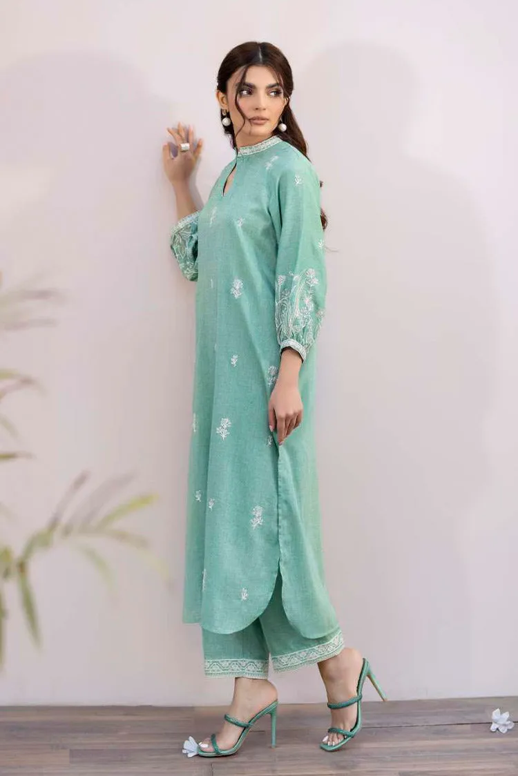 La Rosaa - Spring Summer RTW Collection - Green - 2Pc