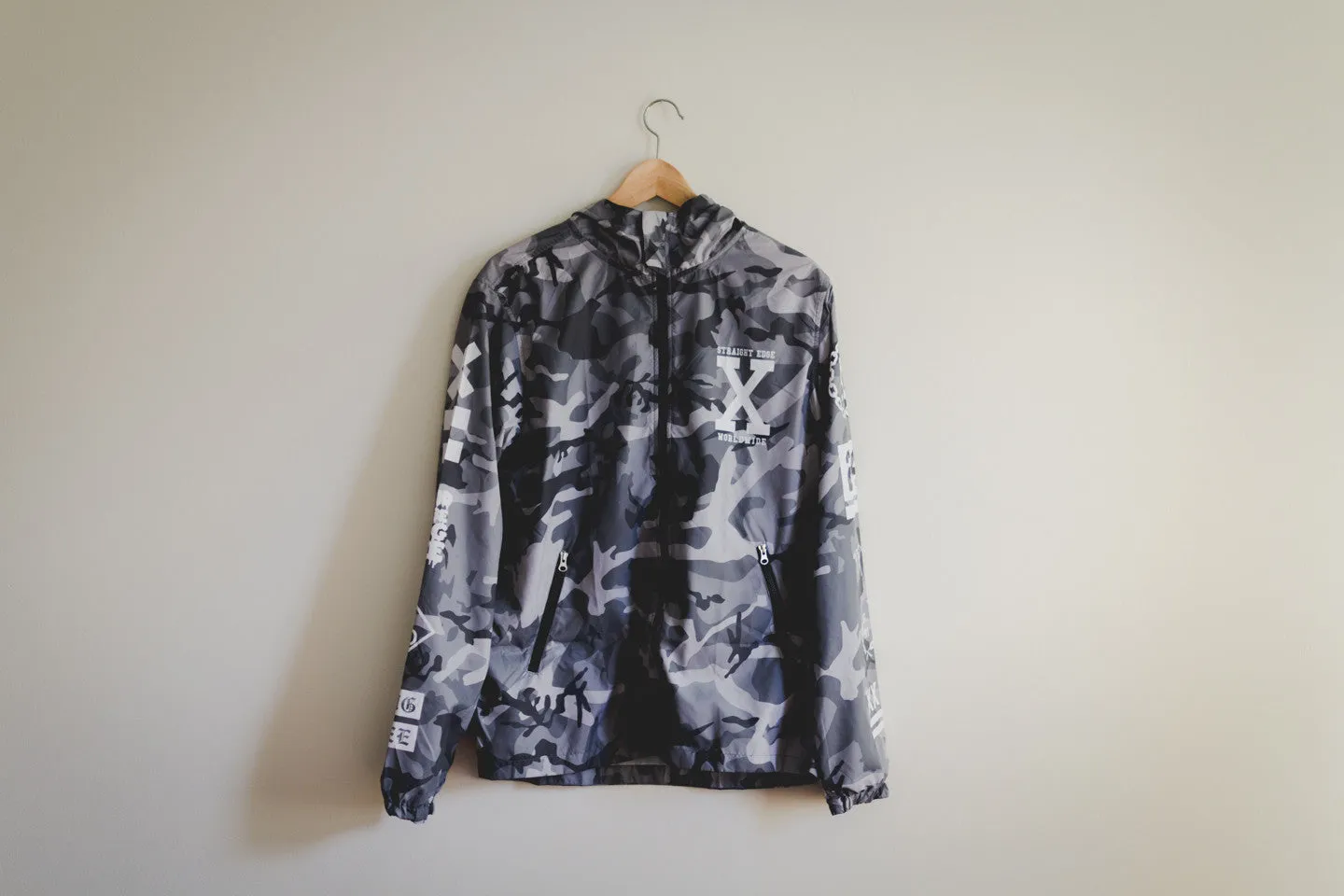 Ladies Winter Camo Windbreaker