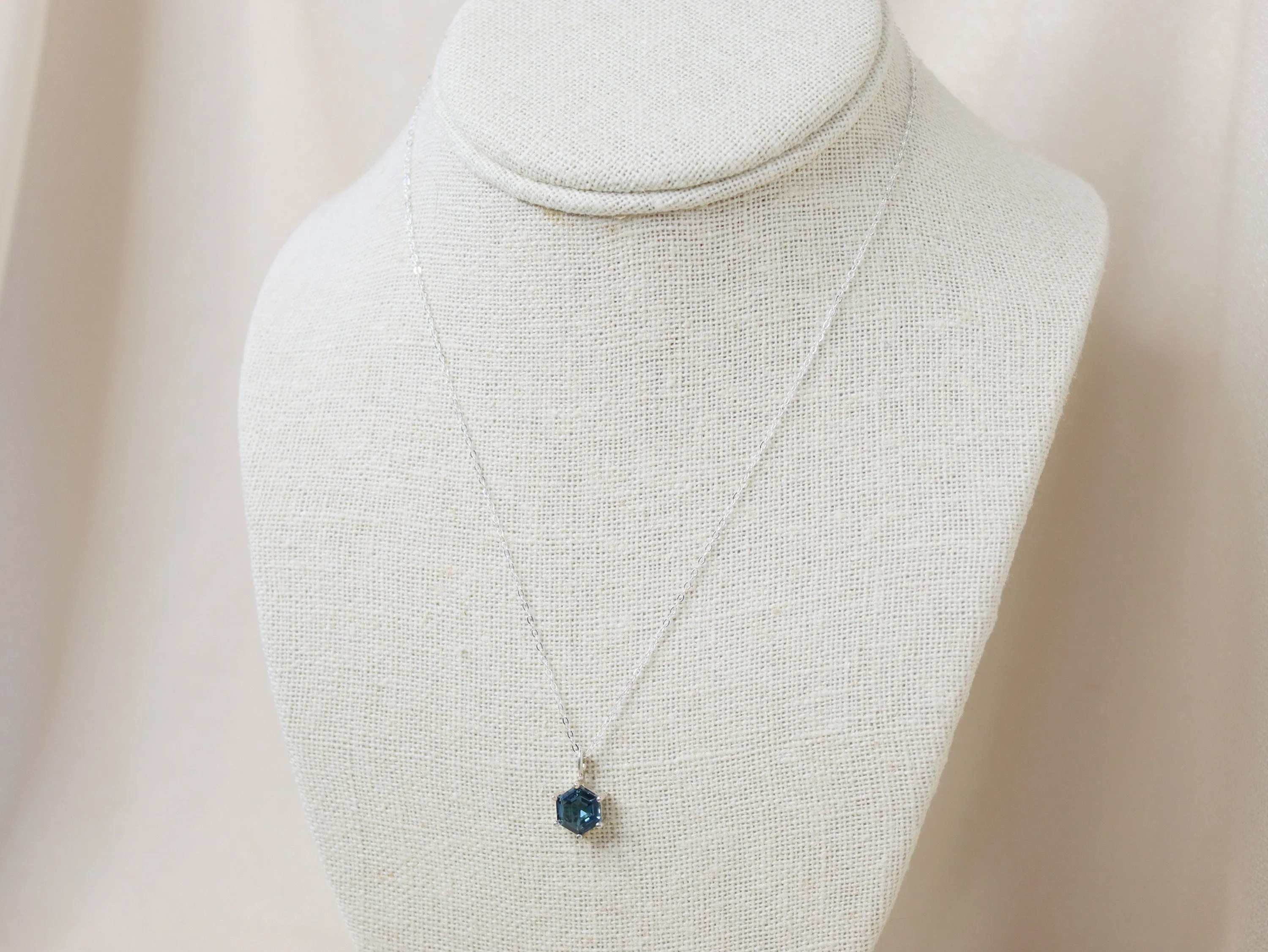 London Blue Topaz Pendant Necklace