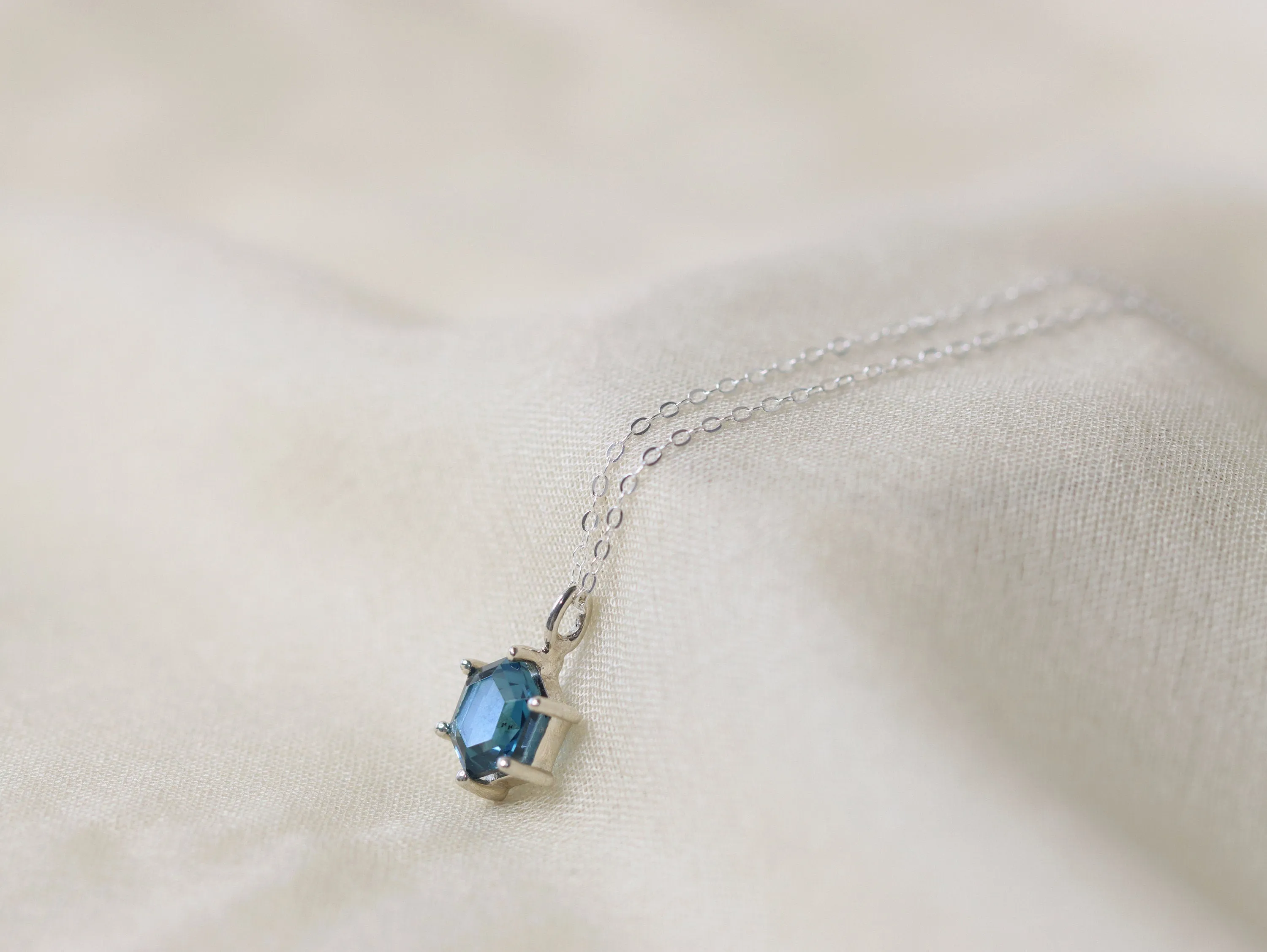 London Blue Topaz Pendant Necklace