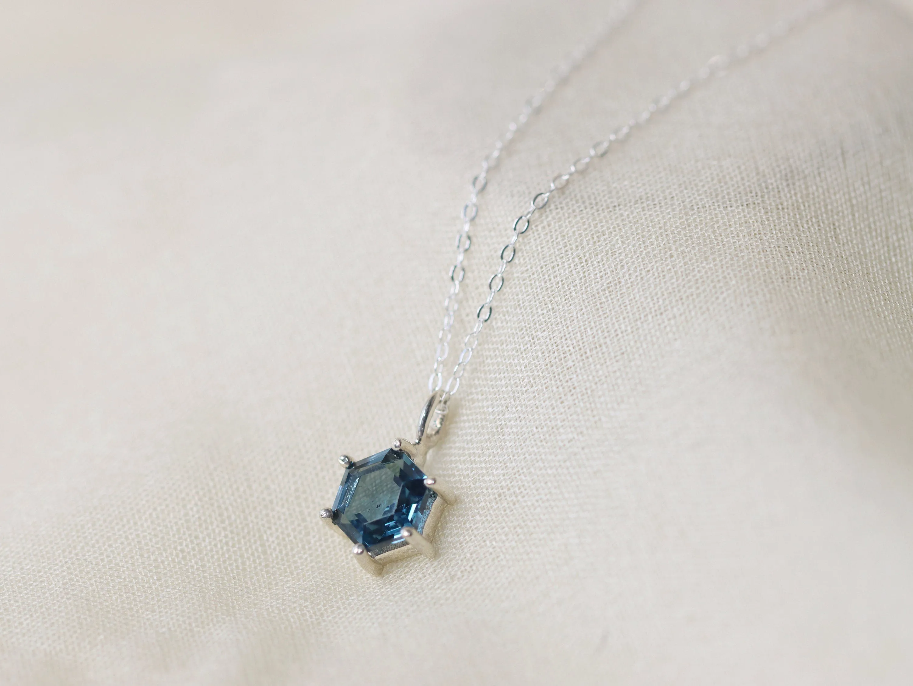 London Blue Topaz Pendant Necklace