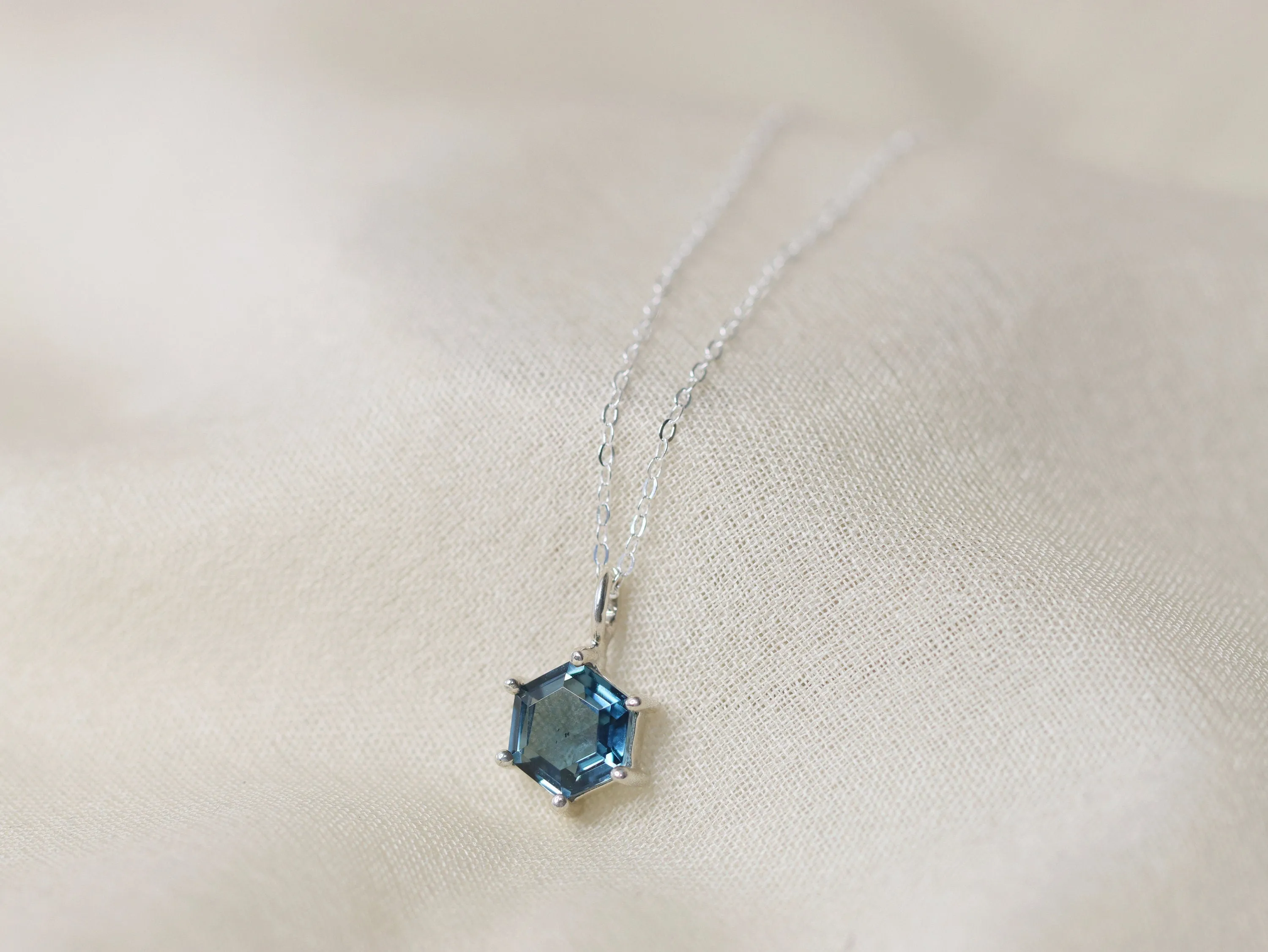 London Blue Topaz Pendant Necklace